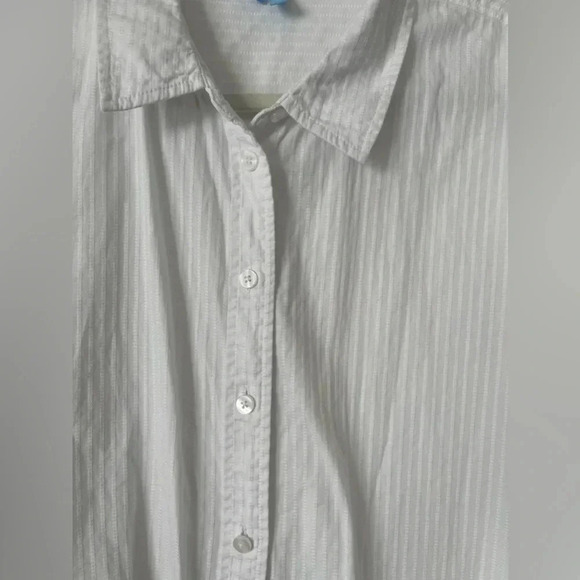 Draper James White Button Down XXL Shirt - Picture 5 of 10